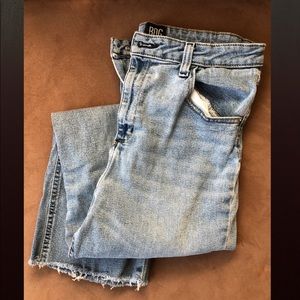 BDG High-rise cropped kick flare jeans